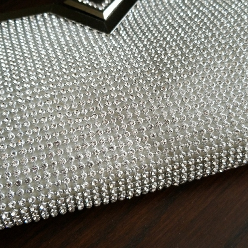 Rhinestone beaded evening bag NWT - Picture 6 of 8